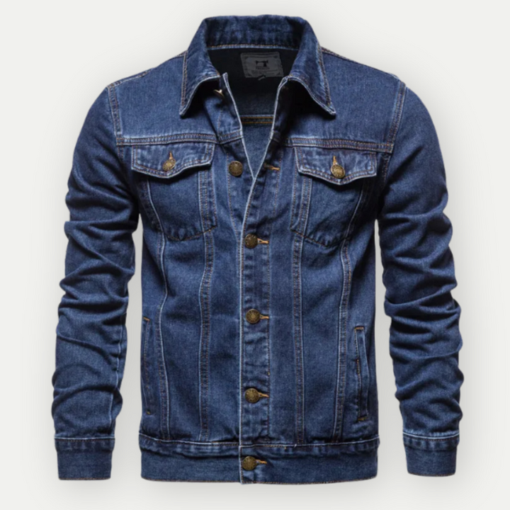 Veste camionneur en jean pour homme