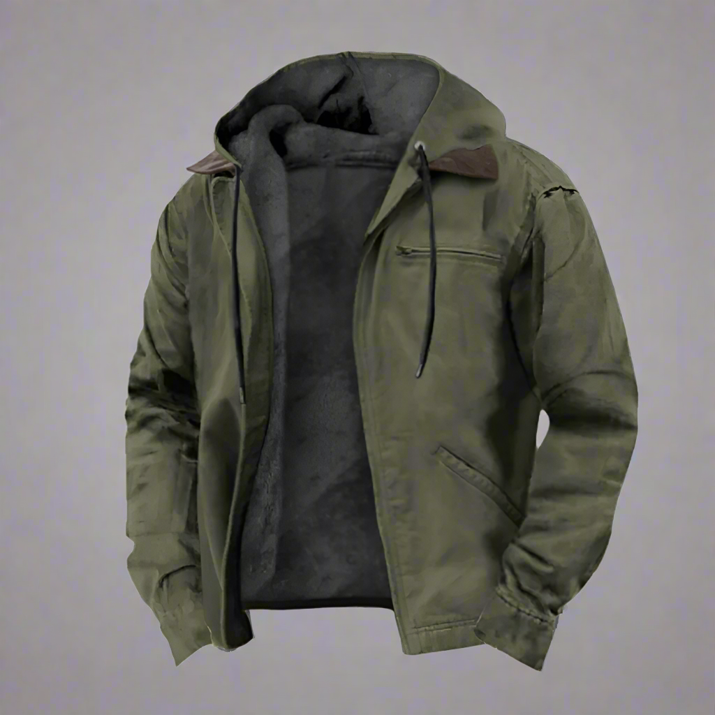 Veste à capuche classique pour homme