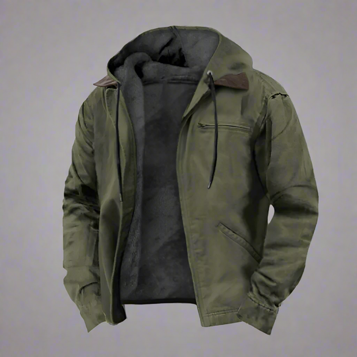Veste à capuche classique pour homme