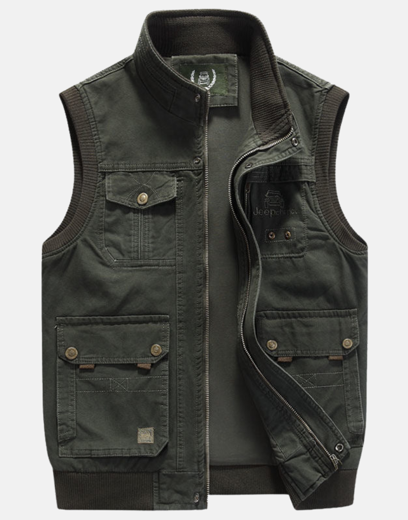 Gilet utilitaire multi-poches pour homme