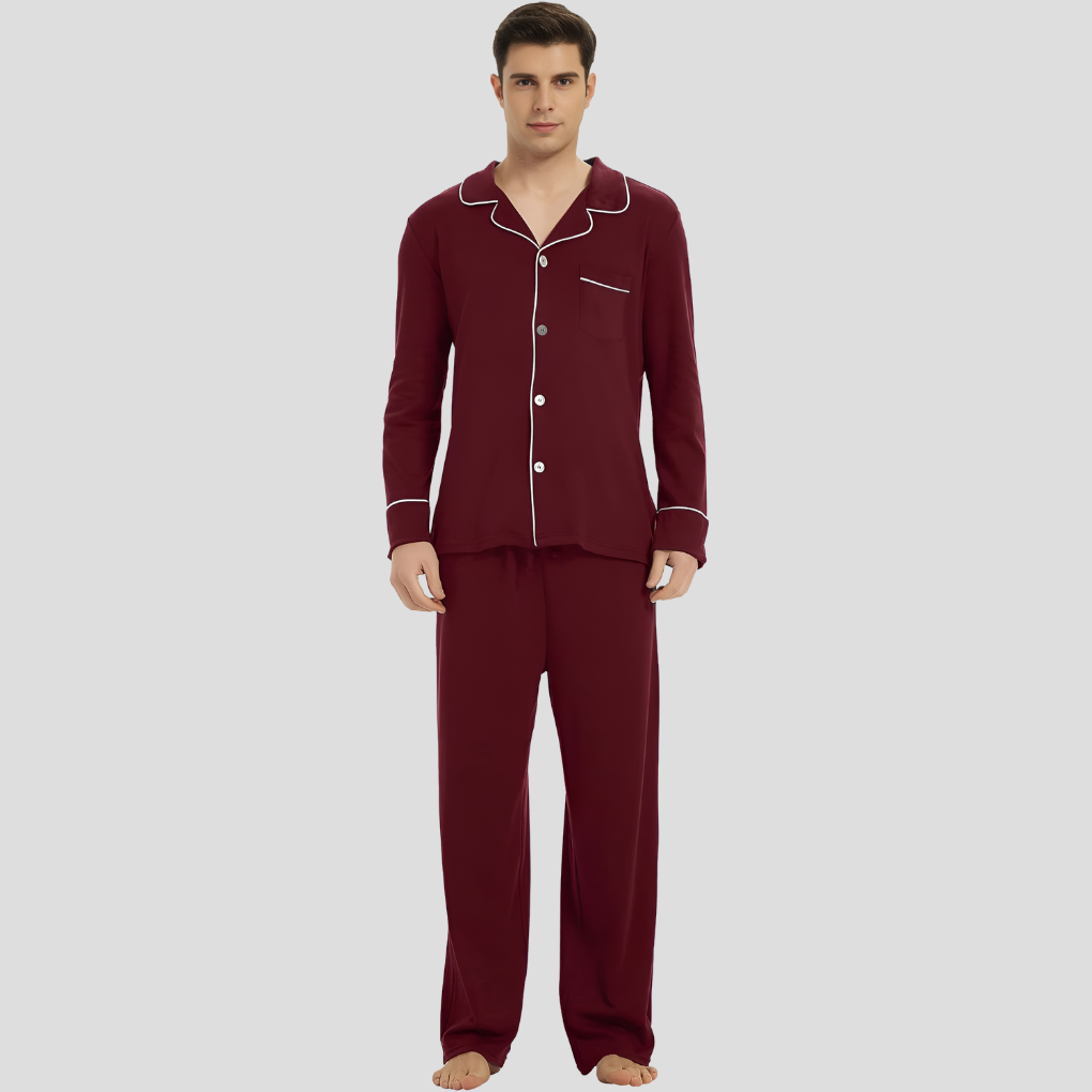 Pyjama confortable en coton pour homme