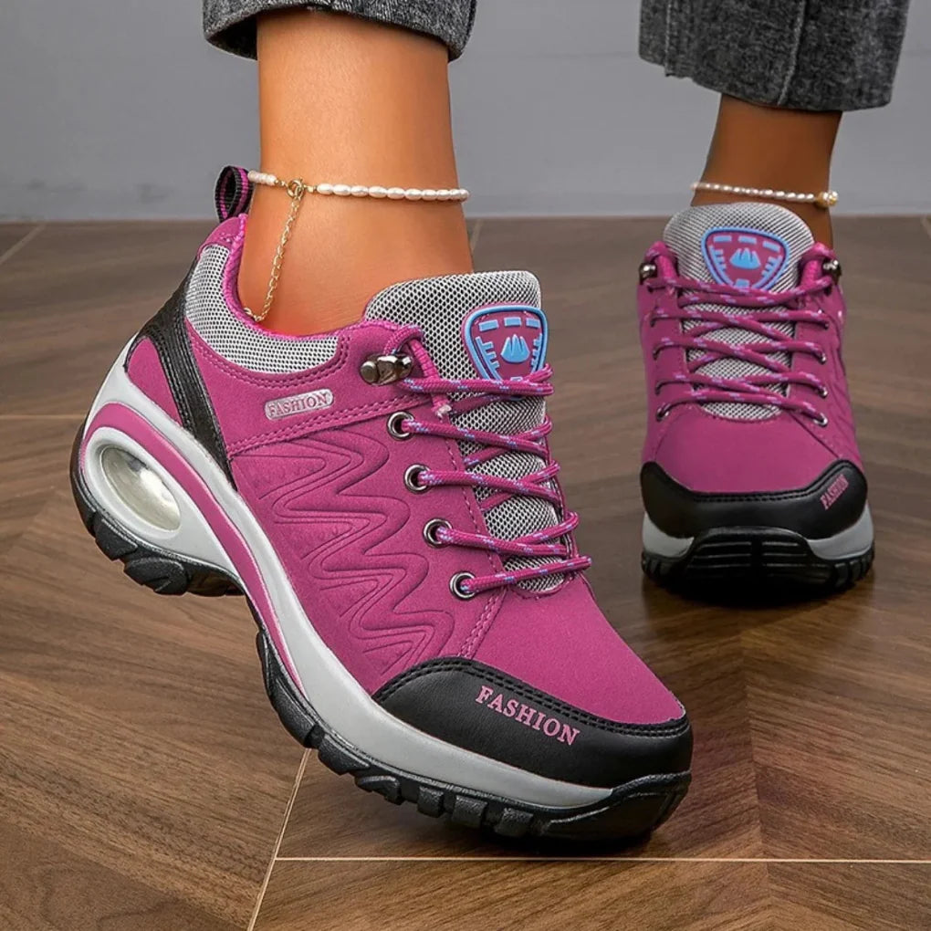 Chaussures de randonnée imperméables et colorées pour femmes
