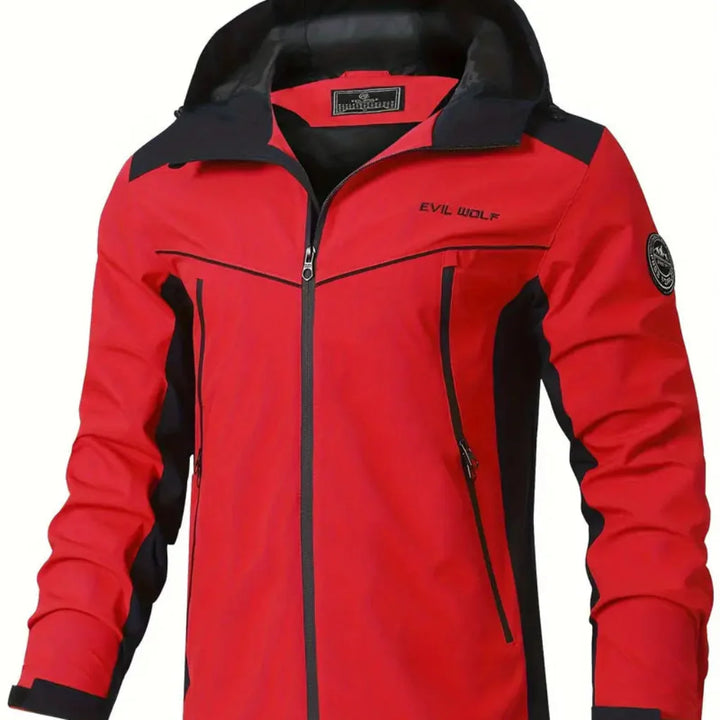 Veste d'extérieur imperméable avec design réfléchissant