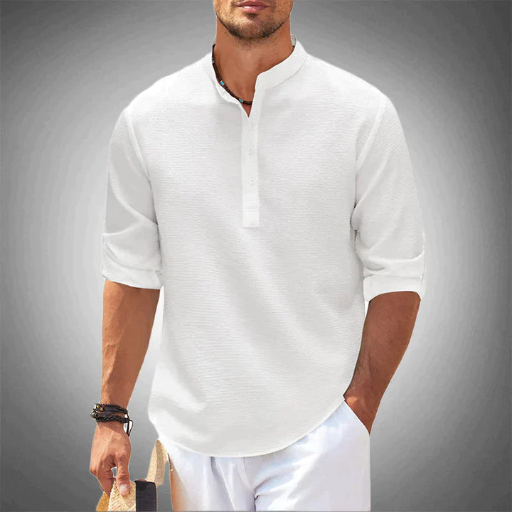 Chemise en Lin Élégante et Confortable pour Hommes