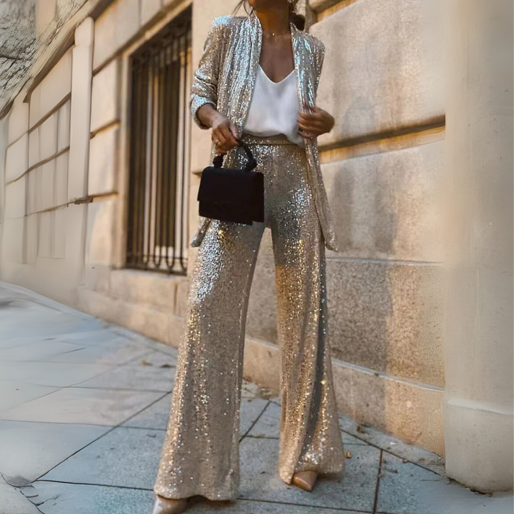 Cardigan scintillant style vacances élégant