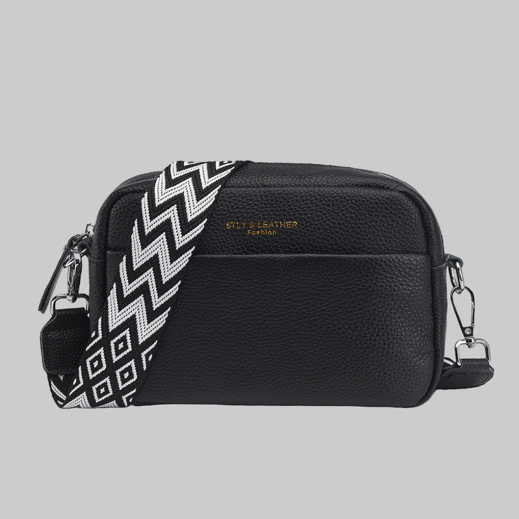 Sac à main en cuir véritable pour femme