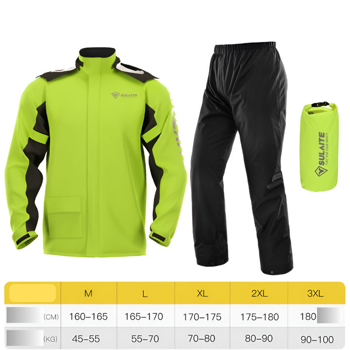 Combinaison de pluie extérieure imperméable