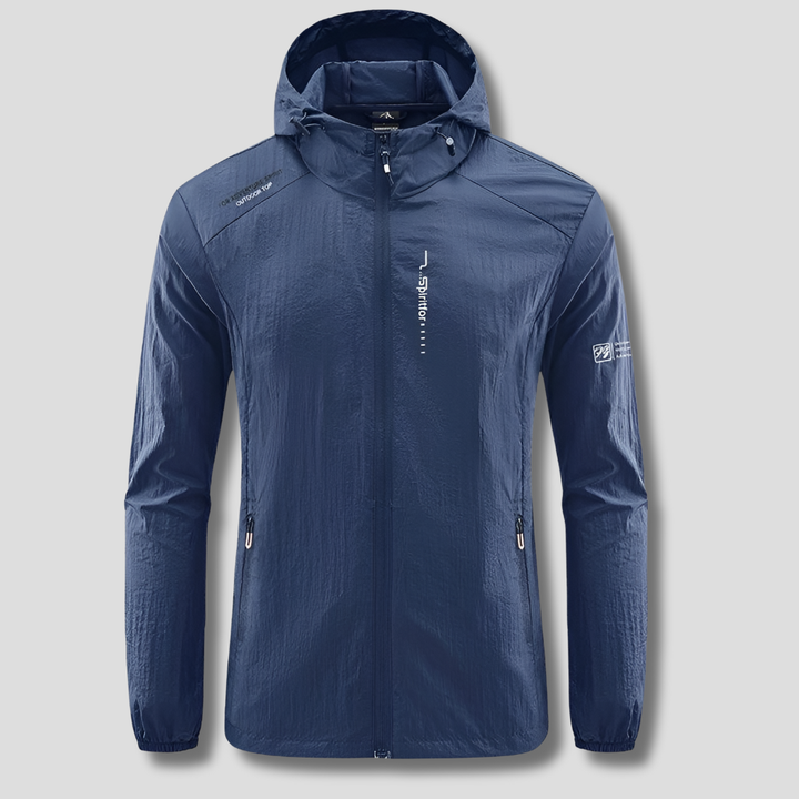 Veste d'été à capuche ultralégère pour homme, coupe-vent et anti-soleil