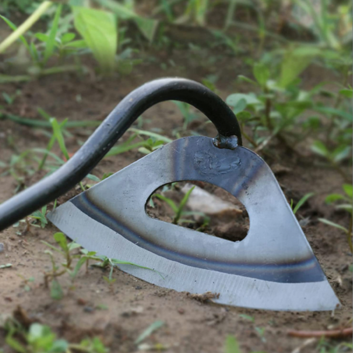 Houe creuse tout en acier pour le jardinage