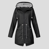 Veste imperméable à capuche pour femme