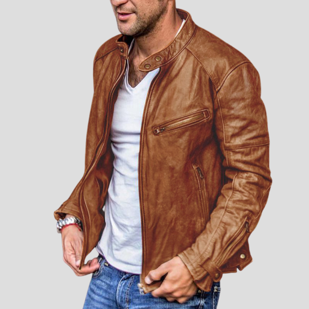 Veste à col montant pour hommes – Couche moderne
