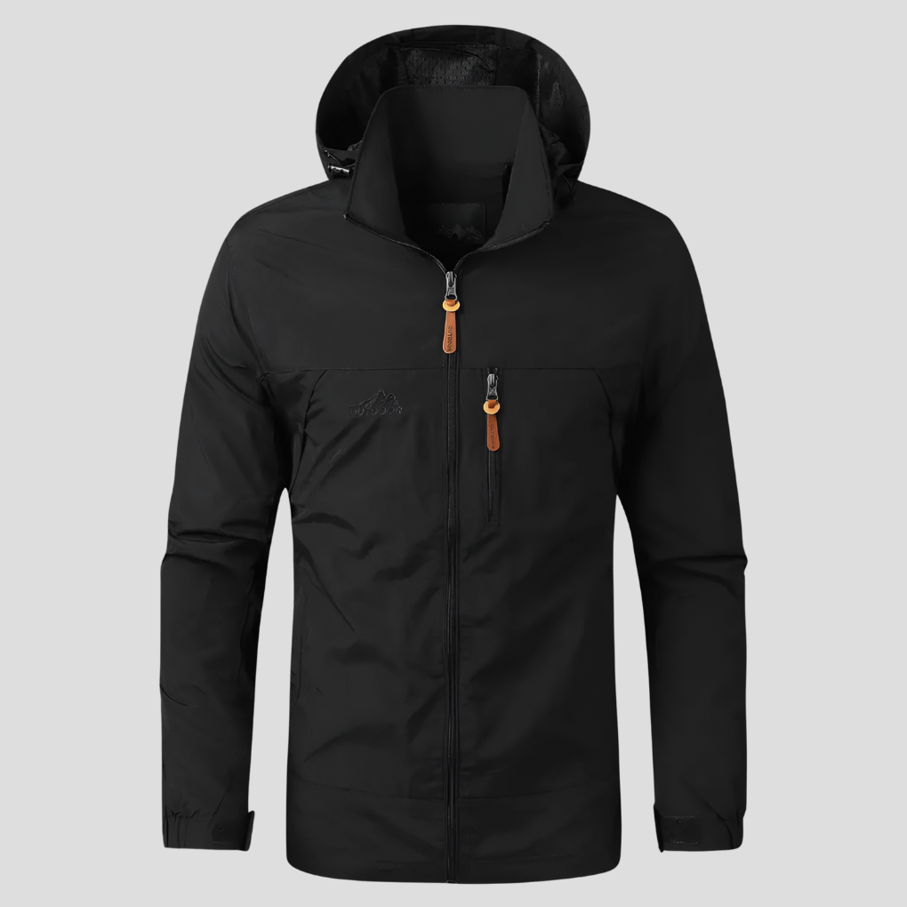 Veste d'extérieur imperméable et coupe-vent pour homme