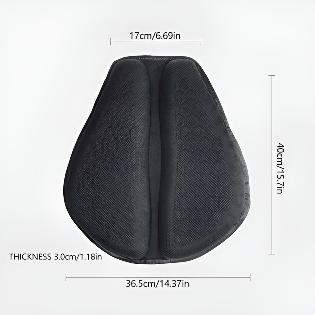 Coussin de selle en gel pour moto pour les longs trajets
