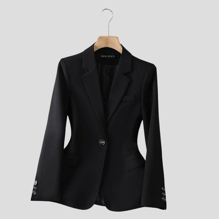 Blazer à simple boutonnage pour femme