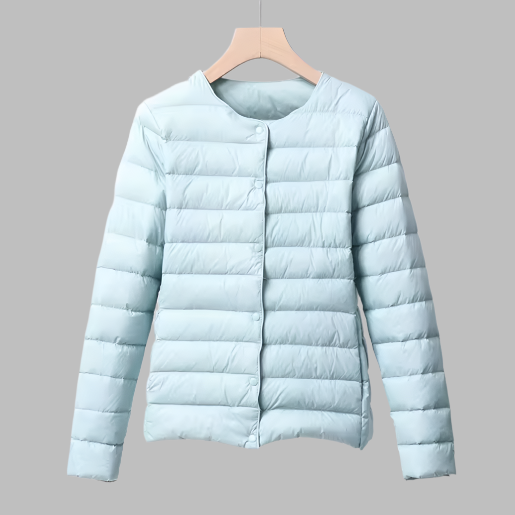 Doudoune portable sans col pour le printemps et l'hiver