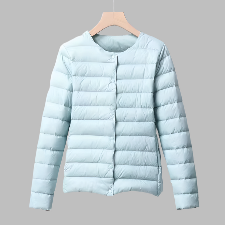 Doudoune portable sans col pour le printemps et l'hiver