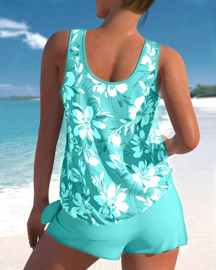 Maillot de bain tankini deux pièces pour femme