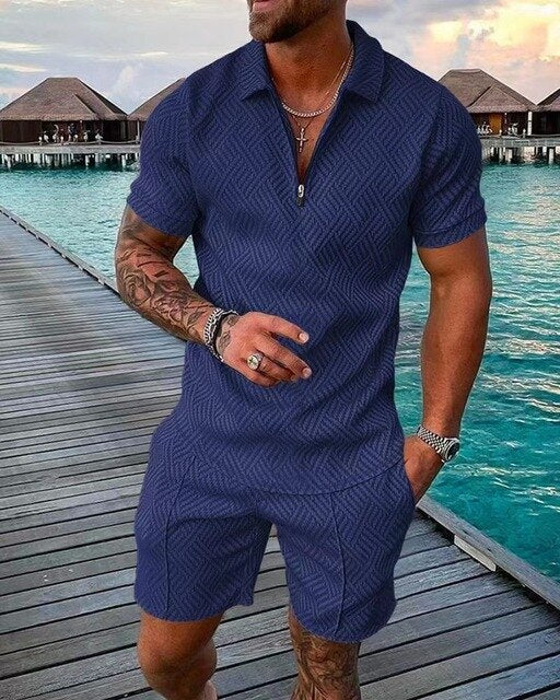 Ensemble Polo et Short d'Été pour Hommes