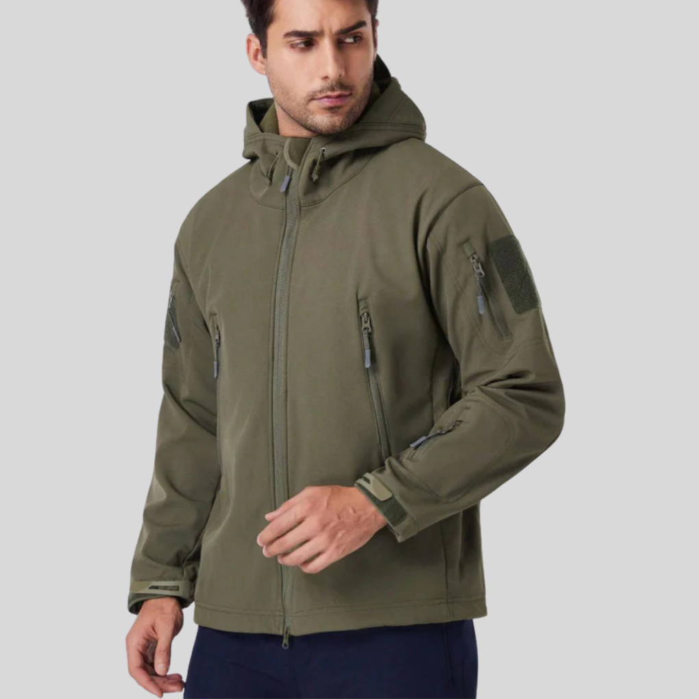 Ensemble d'extérieur imperméable et coupe-vent pour homme