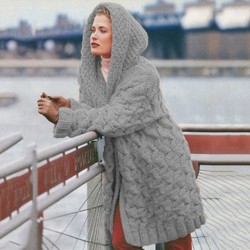 Dory - Cardigan long chic en maille
