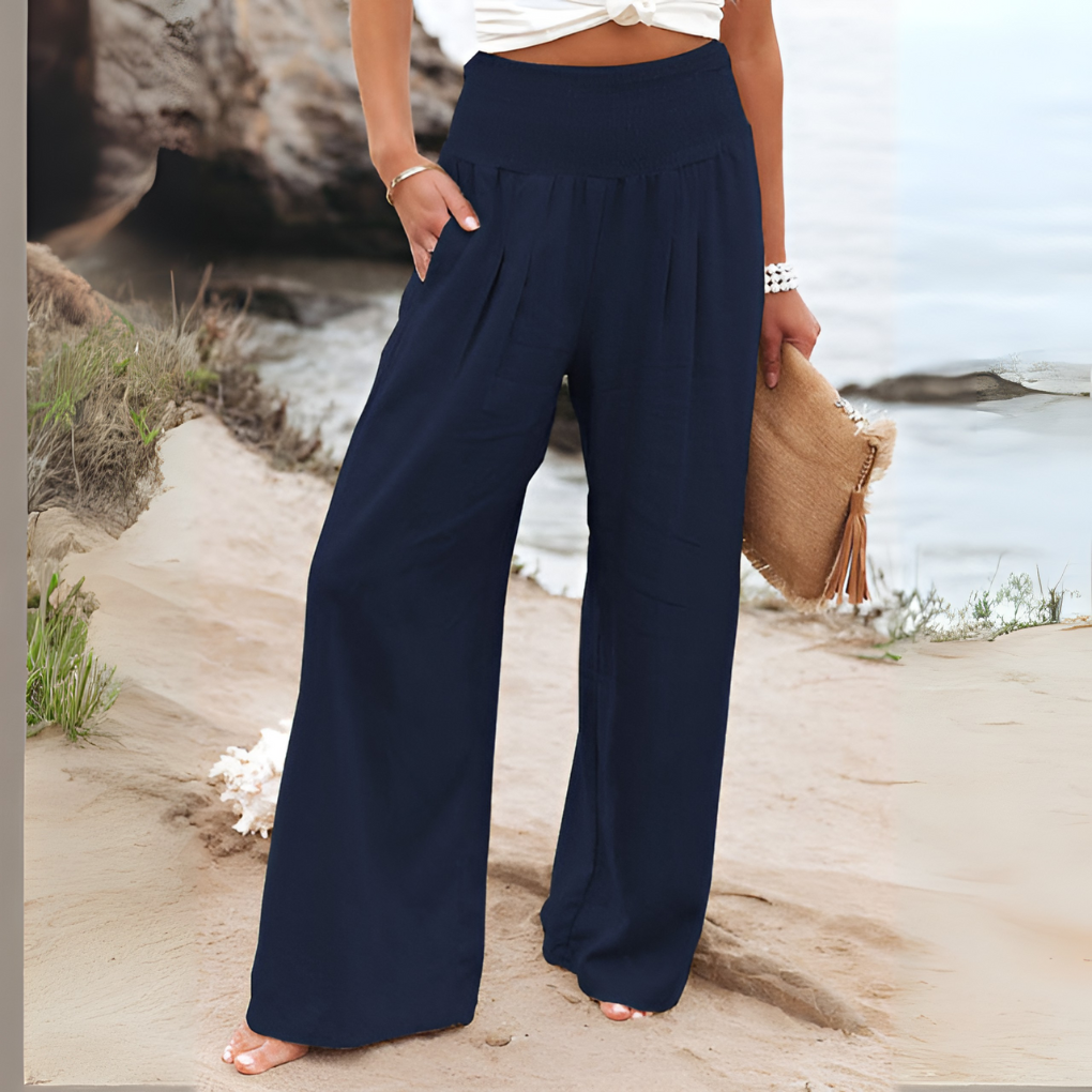 Pantalon en lin confortable pour femme