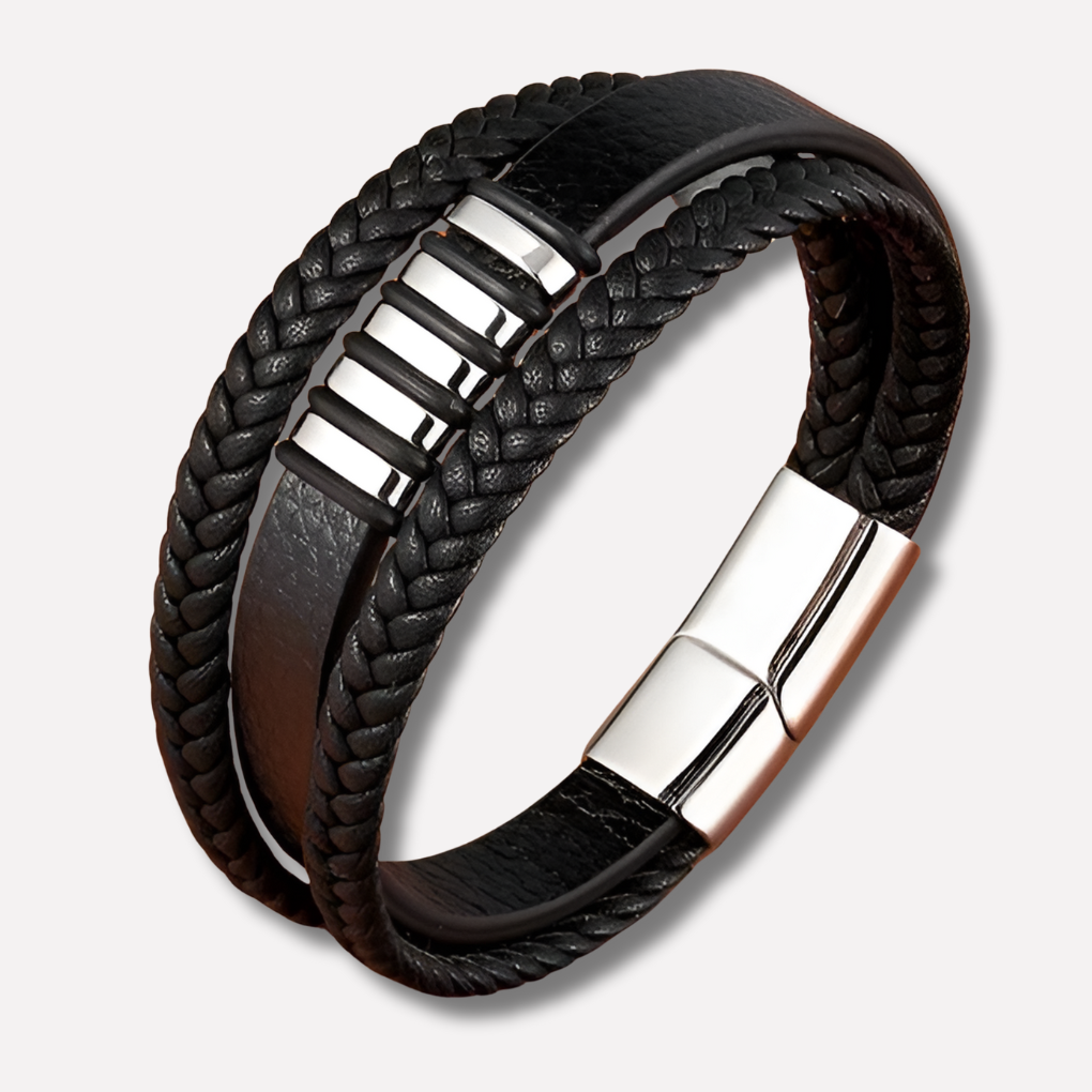 Bracelet en cuir élégant pour homme