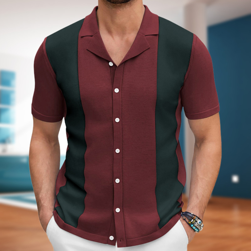 Chemise décontractée élégante en coton pour homme