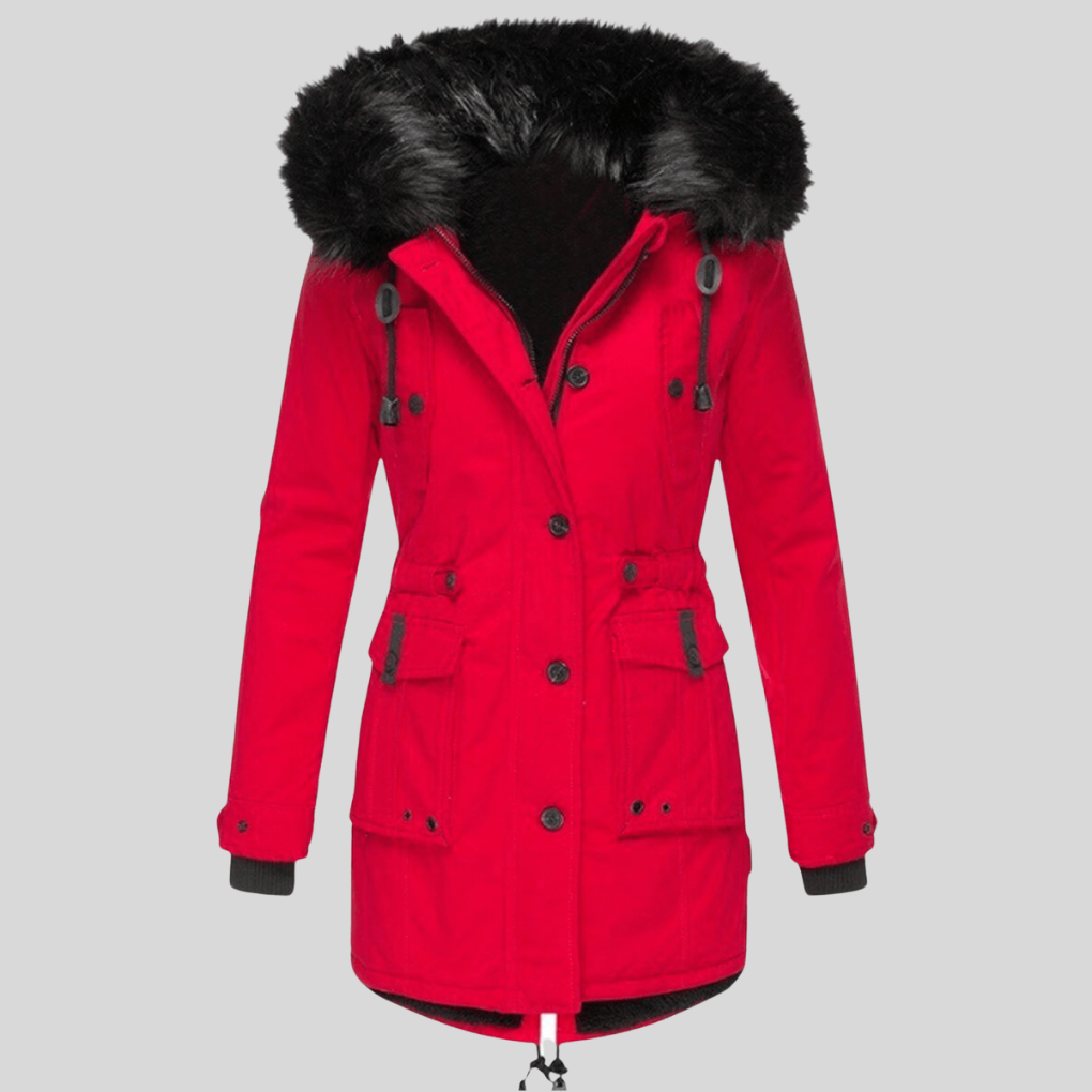Manteau à capuche d’hiver pour femme