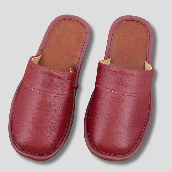 Chaussons en cuir pour hommes