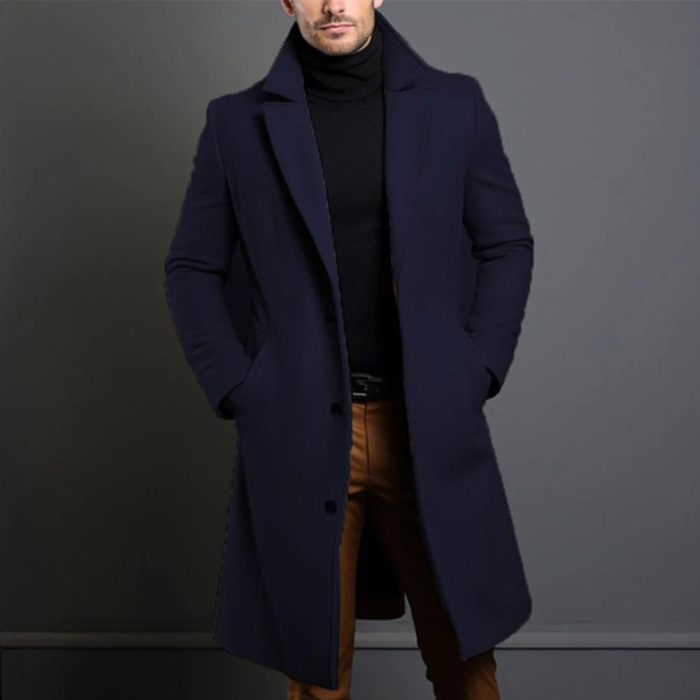 Manteau en laine pour homme – Un style intemporel pour les journées fraîches