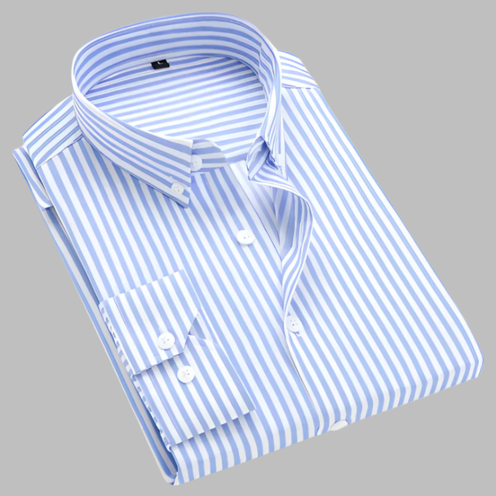Chemise à carreaux en coton Oxford pour homme