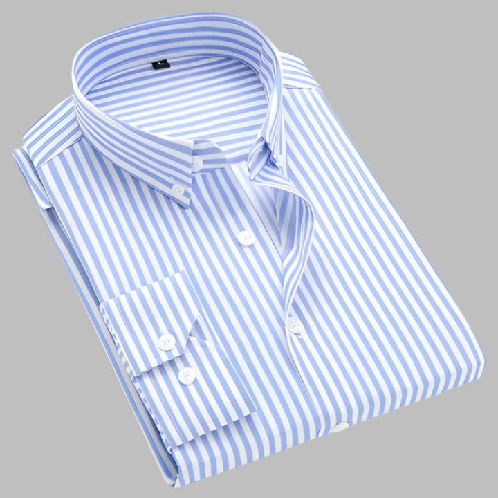 Chemise à carreaux en coton Oxford pour homme