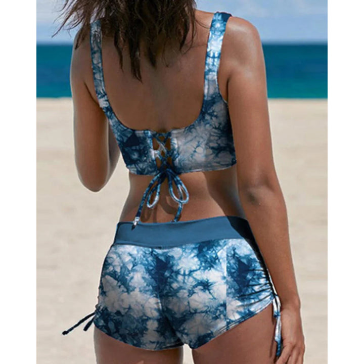 Camila – Maillot de Bain Deux Pièces Imprimé pour Femme | Réglable et Élégant
