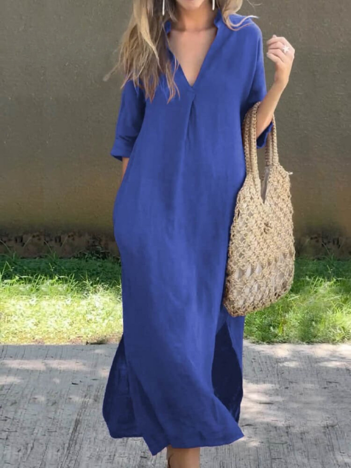 Robe Longue Bohème Élégante et Fluide