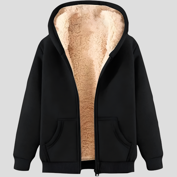 Veste d'hiver à capuche doublée polaire Warmth pour homme