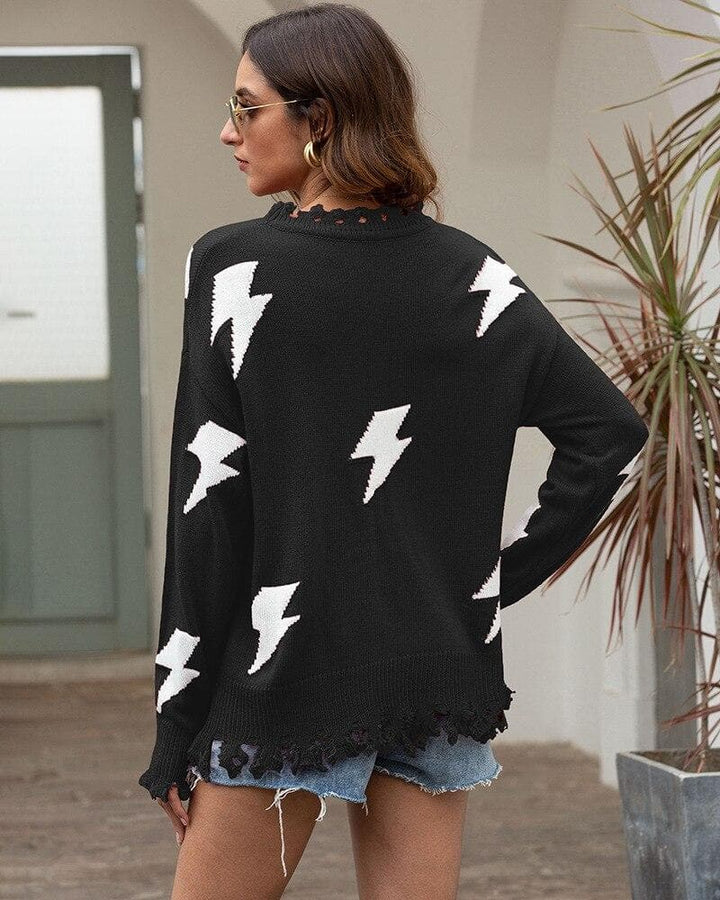 Julee - Pull tricoté stylé