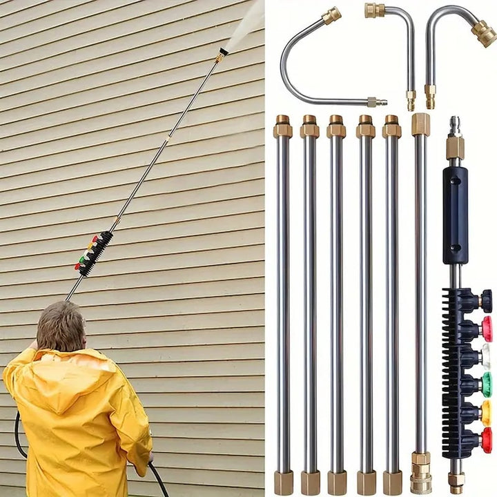 Ensemble de lances télescopiques pour nettoyeur haute pression 4 000 psi