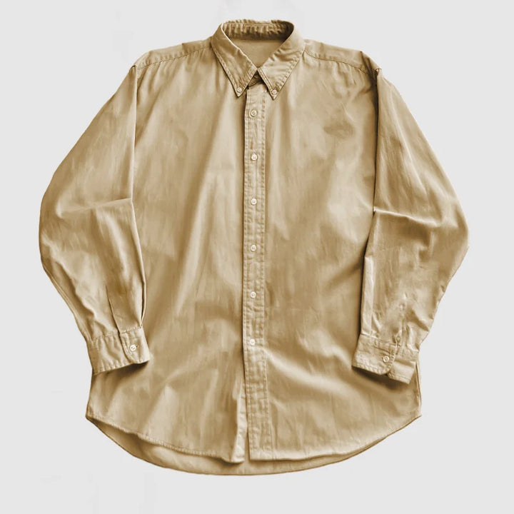 Chemise classique à manches longues pour homme