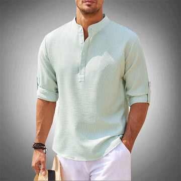 Chemise en Lin Élégante et Confortable pour Hommes