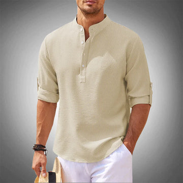 Chemise en Lin Élégante et Confortable pour Hommes