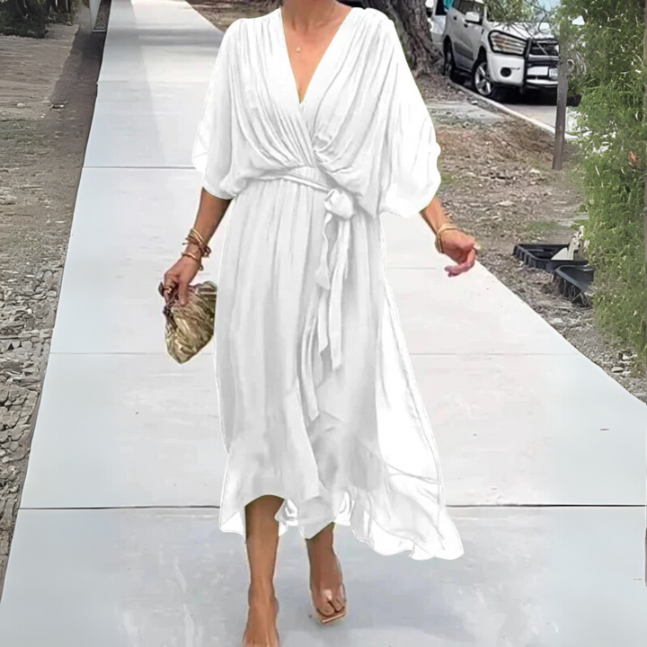Robe portefeuille légère et élégante pour femme