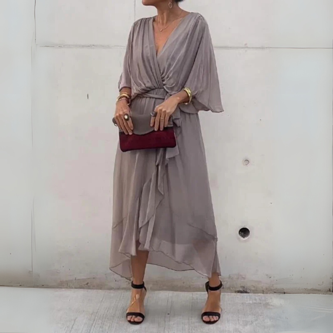 Robe portefeuille légère et élégante pour femme