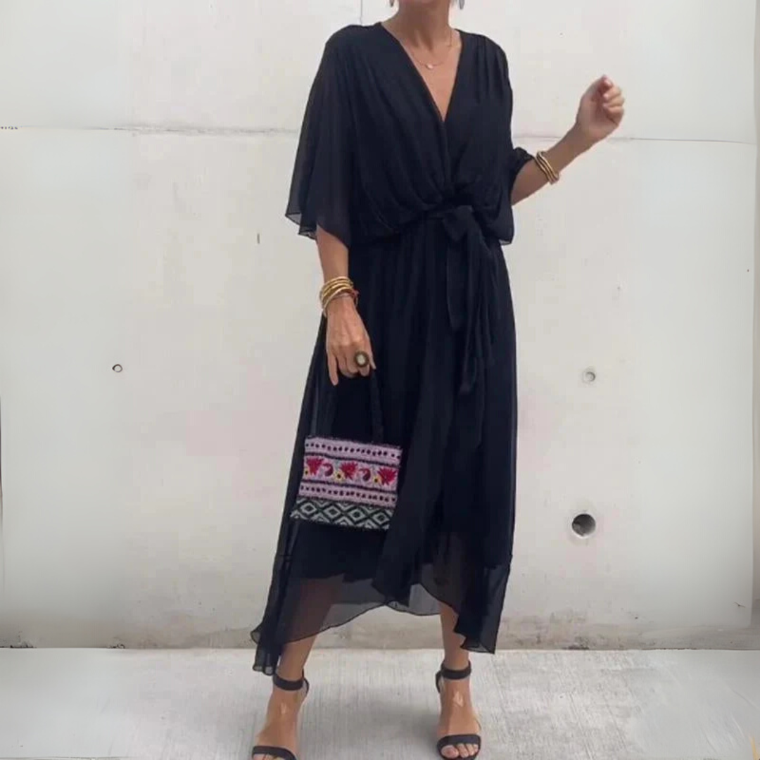 Robe portefeuille légère et élégante pour femme
