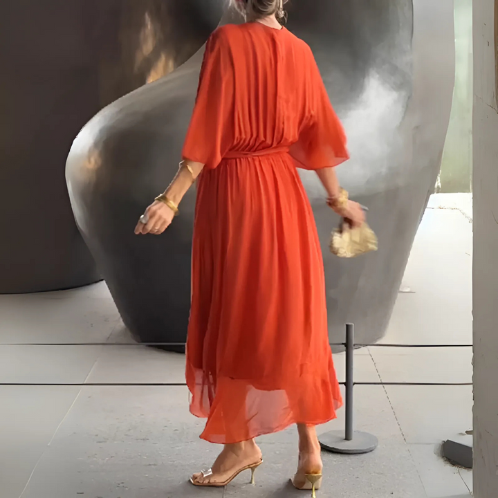 Robe portefeuille légère et élégante pour femme