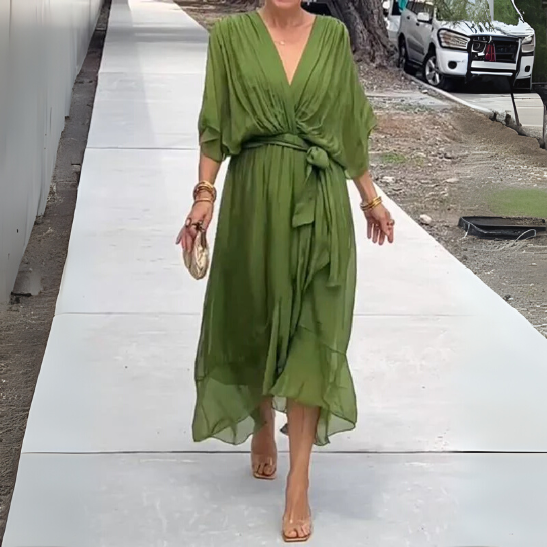 Robe portefeuille légère et élégante pour femme