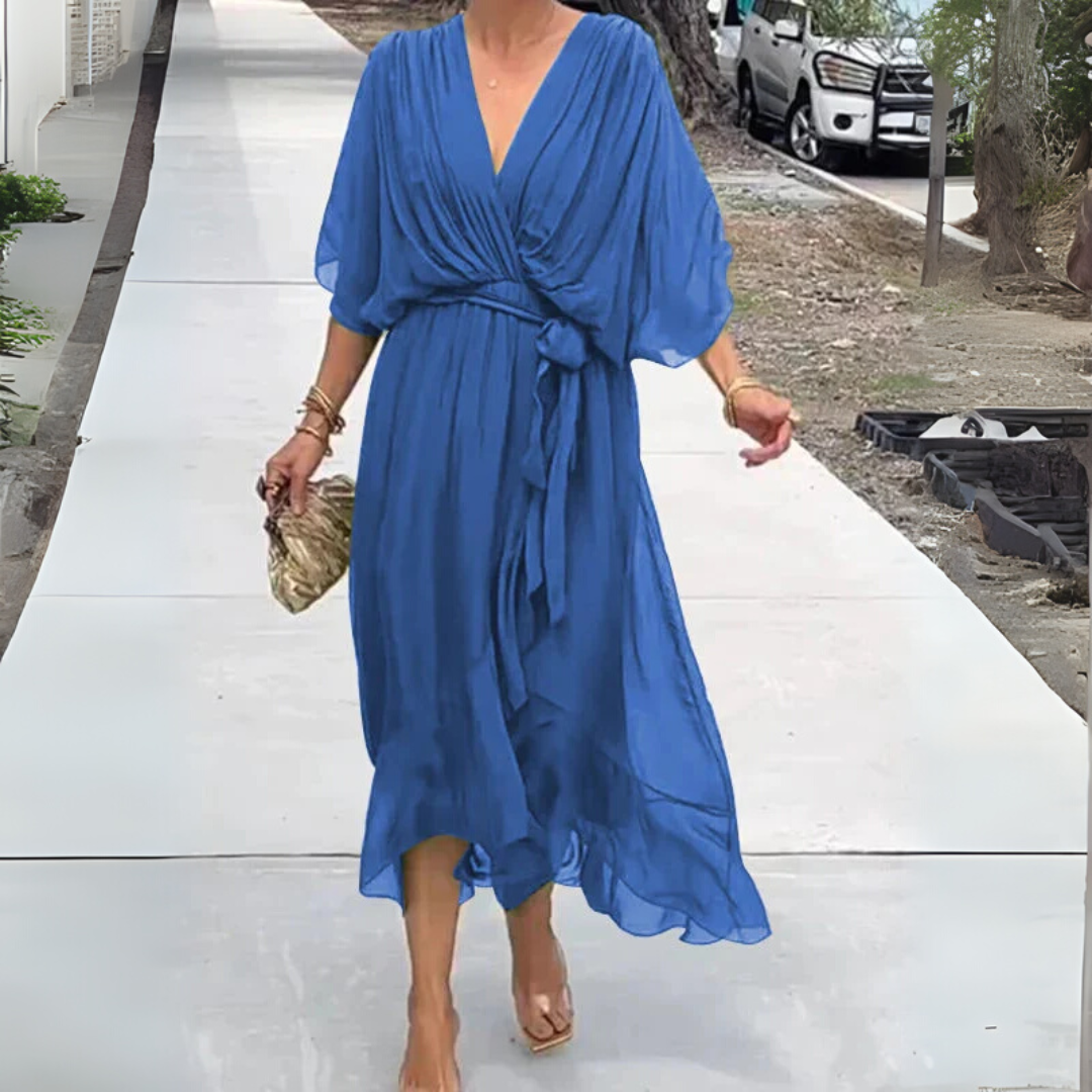 Robe portefeuille légère et élégante pour femme