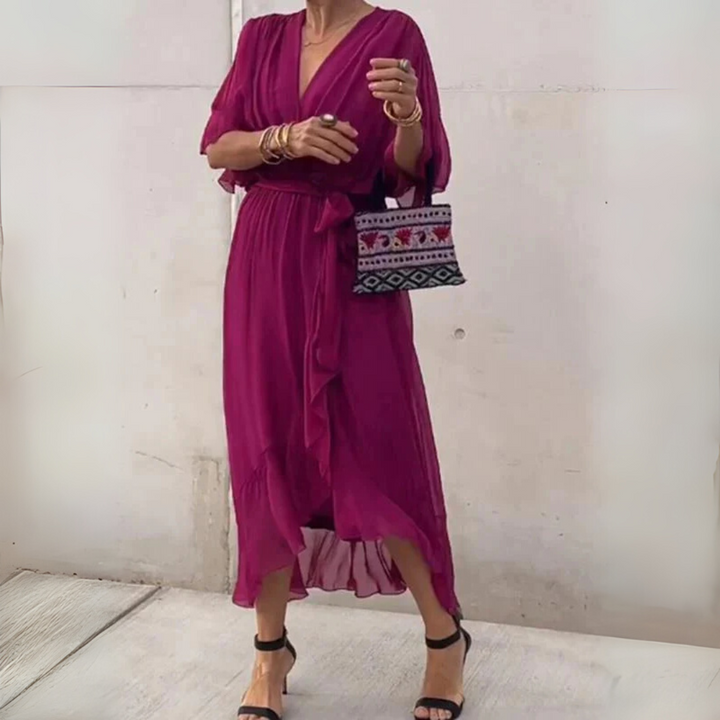 Robe portefeuille légère et élégante pour femme