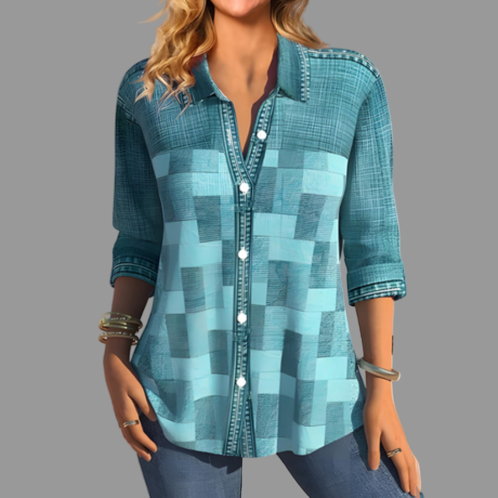 Chemisier boutonné pour femme