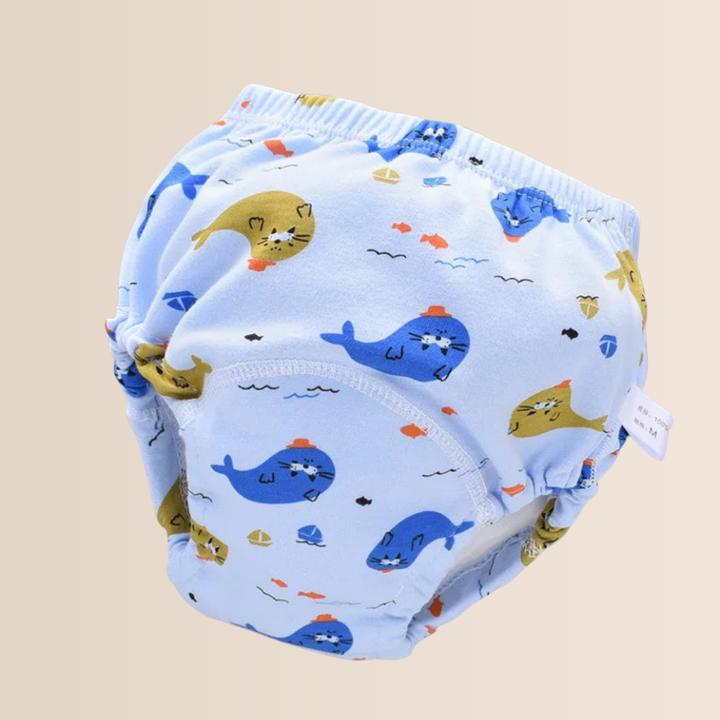Culotte d'apprentissage réutilisable en coton 6 couches pour bébé