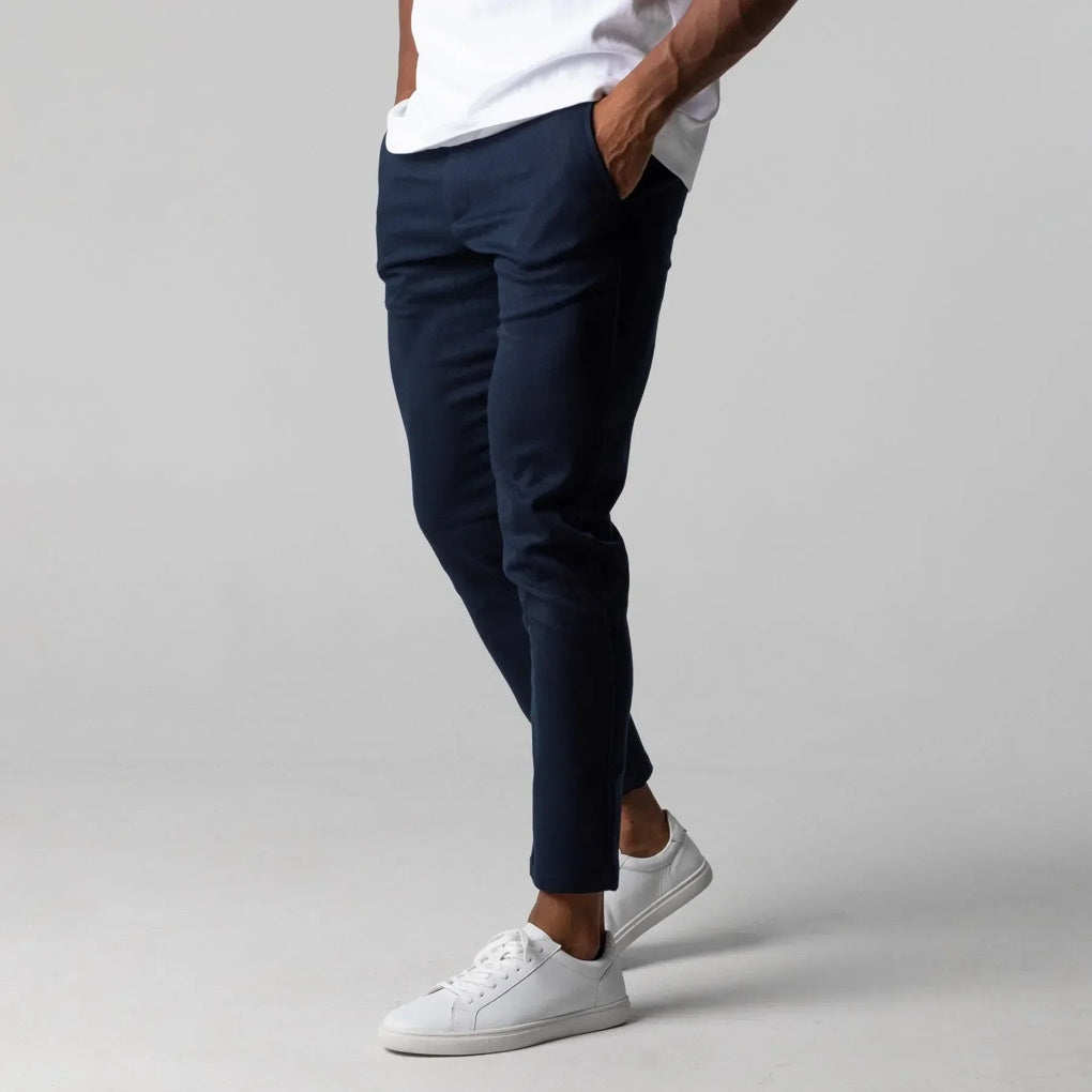 Pantalon chino pour homme au style élégant